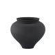 VENTURE DESIGN Rellis vase, rund - sort keramik (D11xH18xB18)