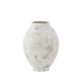 VENTURE DESIGN Globe vase, rund - beige/brun keramik (8x18x22H)