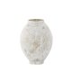 VENTURE DESIGN Globe vase, rund - beige/brun keramik (8x18x22H)