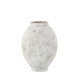 VENTURE DESIGN Globe vase, rund - beige/brun keramik (8x18x22H)