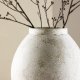 VENTURE DESIGN Globe vase, rund - beige/brun keramik (8x18x22H)