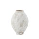 VENTURE DESIGN Globe vase, rund - beige/brun keramik (8x18x22H)