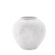 VENTURE DESIGN Globe vase, rund - beige/brun keramik (14x25x23H)