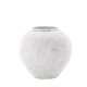 VENTURE DESIGN Globe vase, rund - beige/brun keramik (14x25x23H)