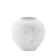 VENTURE DESIGN Globe vase, rund - beige/brun keramik (14x25x23H)