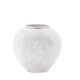 VENTURE DESIGN Globe vase, rund - beige/brun keramik (14x25x23H)