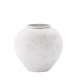 VENTURE DESIGN Globe vase, rund - beige/brun keramik (14x25x23H)