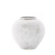 VENTURE DESIGN Globe vase, rund - beige/brun keramik (14x25x23H)