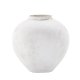 VENTURE DESIGN Globe vase, rund - beige/brun keramik (13x28x29H)
