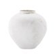 VENTURE DESIGN Globe vase, rund - beige/brun keramik (13x28x29H)