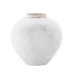 VENTURE DESIGN Globe vase, rund - beige/brun keramik (13x28x29H)