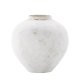 VENTURE DESIGN Globe vase, rund - beige/brun keramik (13x28x29H)