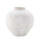 VENTURE DESIGN Globe vase, rund - beige/brun keramik (13x28x29H)