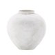 VENTURE DESIGN Globe vase, rund - beige/brun keramik (13x28x29H)