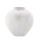 VENTURE DESIGN Globe vase, rund - beige/brun keramik (13x28x29H)
