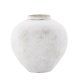 VENTURE DESIGN Globe vase, rund - beige/brun keramik (13x28x29H)