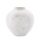 VENTURE DESIGN Globe vase, rund - beige/brun keramik (13x28x29H)