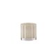 VENTURE DESIGN Glora lysestage, rund - beige glas (8x8H)