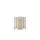 VENTURE DESIGN Glora lysestage, rund - beige glas (8x8H)