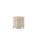 VENTURE DESIGN Glora lysestage, rund - beige glas (8x8H)