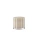VENTURE DESIGN Glora lysestage, rund - beige glas (8x8H)