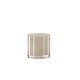VENTURE DESIGN Glora lysestage, rund - beige glas (8x8H)
