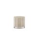 VENTURE DESIGN Glora lysestage, rund - beige glas (8x8H)