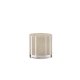 VENTURE DESIGN Glora lysestage, rund - beige glas (8x8H)