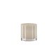 VENTURE DESIGN Glora lysestage, rund - beige glas (8x8H)