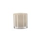 VENTURE DESIGN Glora lysestage, rund - beige glas (10x10H)