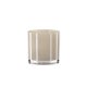 VENTURE DESIGN Glora lysestage, rund - beige glas (10x10H)