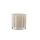 VENTURE DESIGN Glora lysestage, rund - beige glas (10x10H)
