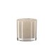 VENTURE DESIGN Glora lysestage, rund - beige glas (10x10H)