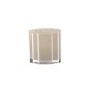 VENTURE DESIGN Glora lysestage, rund - beige glas (10x10H)