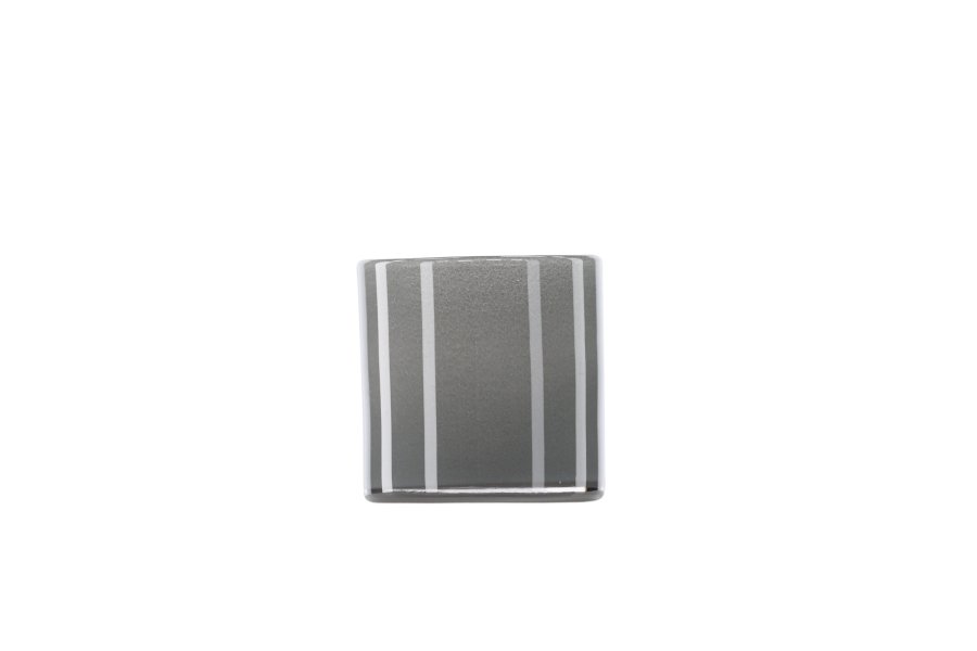 VENTURE DESIGN Glora lysestage, rund - lysegr glas (10x10H)