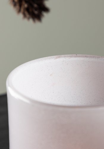 VENTURE DESIGN Glora lysestage, rund - lyserd glas (10x10H)