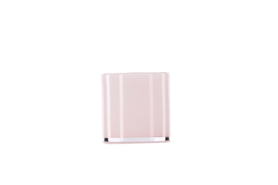 VENTURE DESIGN Glora lysestage, rund - lyserd glas (10x10H)