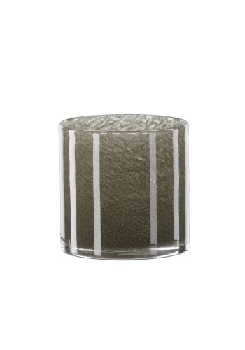 VENTURE DESIGN Glora lysestage, rund - grn glas (10x10H)