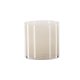 VENTURE DESIGN Glora lysestage, rund - beige glas (12x12H)