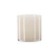 VENTURE DESIGN Glora lysestage, rund - beige glas (12x12H)