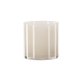 VENTURE DESIGN Glora lysestage, rund - beige glas (12x12H)