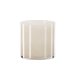 VENTURE DESIGN Glora lysestage, rund - beige glas (12x12H)