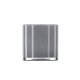 VENTURE DESIGN Glora lysestage, rund - lysegr glas (12x12H)