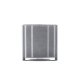 VENTURE DESIGN Glora lysestage, rund - lysegr glas (12x12H)