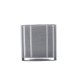VENTURE DESIGN Glora lysestage, rund - lysegr glas (12x12H)