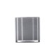 VENTURE DESIGN Glora lysestage, rund - lysegr glas (12x12H)