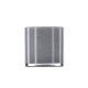 VENTURE DESIGN Glora lysestage, rund - lysegr glas (12x12H)