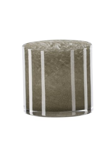 VENTURE DESIGN Glora lysestage, rund - lysegrn glas (12x12H)