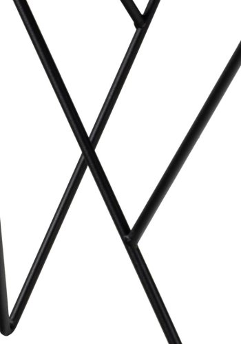 ACT NORDIC Halstow sofabord, rund - rgfarvet glas og sort stl (80)