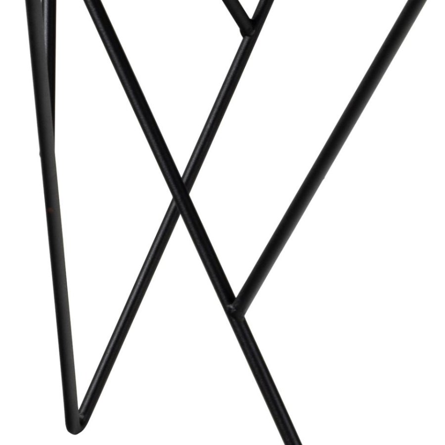 ACT NORDIC Halstow sofabord, rund - rgfarvet glas og sort stl (80)